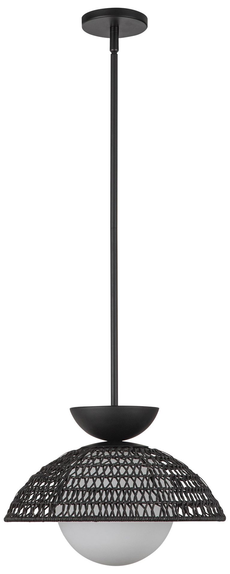 Image 4 Kuzco Alora Mood Perth 14 3/4" Matte Black Coastal Modern Pendant more views