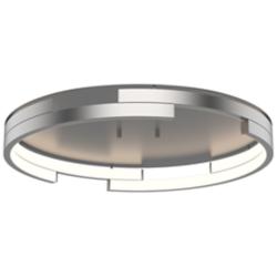 Kuzco Anello Minor LED 19-in Brushed Nickel Flush Mount