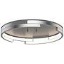 2_Kuzco Anello Minor LED 19-in Brushed Nickel Flush Mount