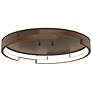 2_Kuzco Anello Minor LED 19-in Walnut Flush Mount