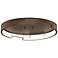 Kuzco Anello Minor LED 19-in Walnut Flush Mount