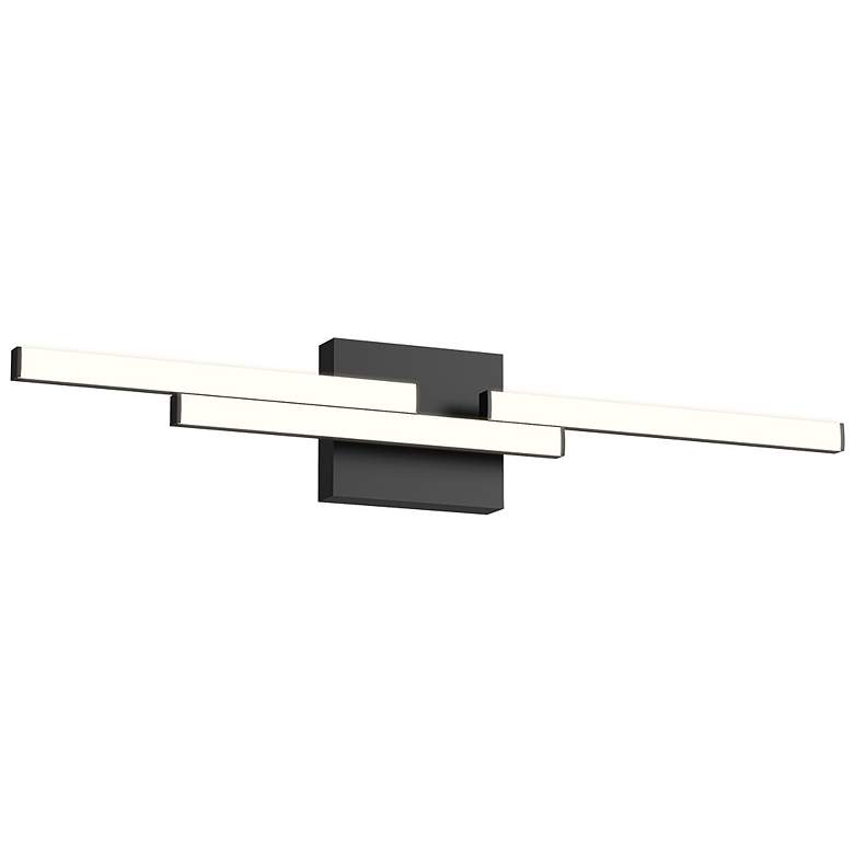 Image 1 Kuzco Anello Minor LED 27-in Black Vanity Light