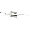 Kuzco Anello Minor LED 27-in Brushed Nickel Vanity Light