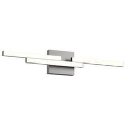 Kuzco Anello Minor LED 27-in Brushed Nickel Vanity Light