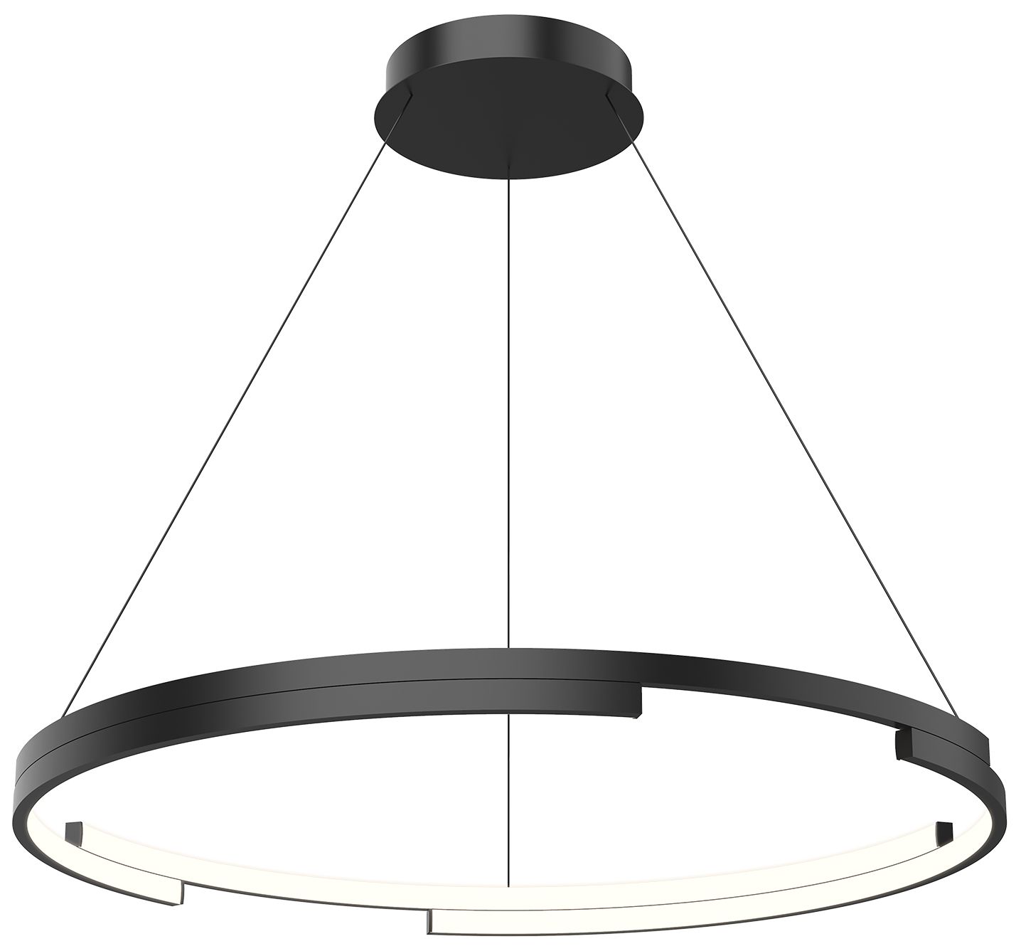 Kuzco Anello Minor LED 32-in Black Pendant
