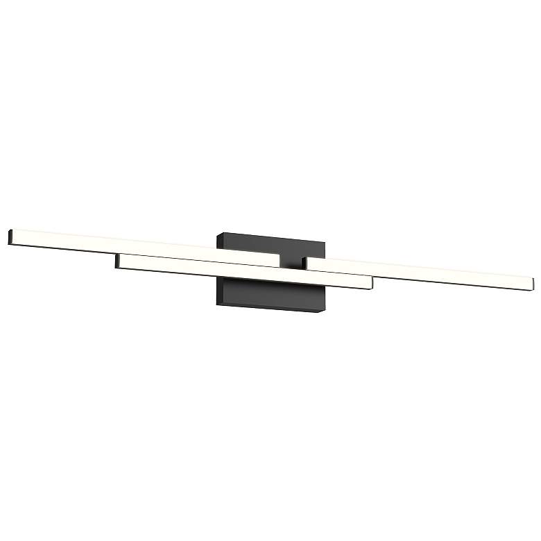 Image 1 Kuzco Anello Minor LED 38-in Black Vanity Light