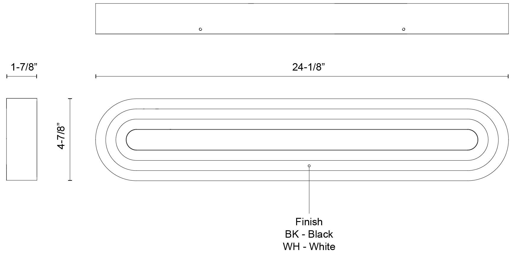 Image 5 Kuzco Arco LED 24-in White Vanity Light more views