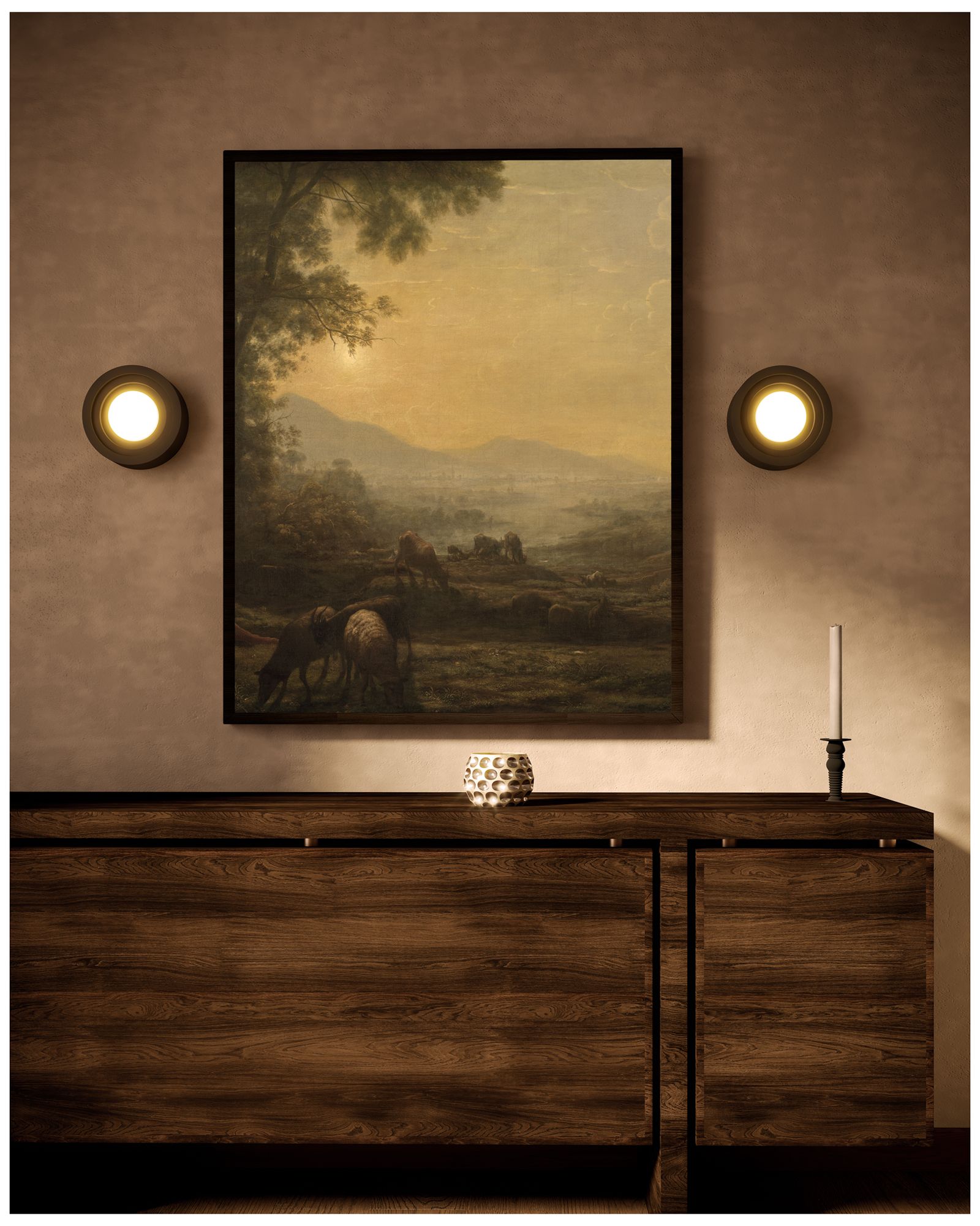 Image 3 Kuzco Arco LED 5-in Black Wall Sconce more views