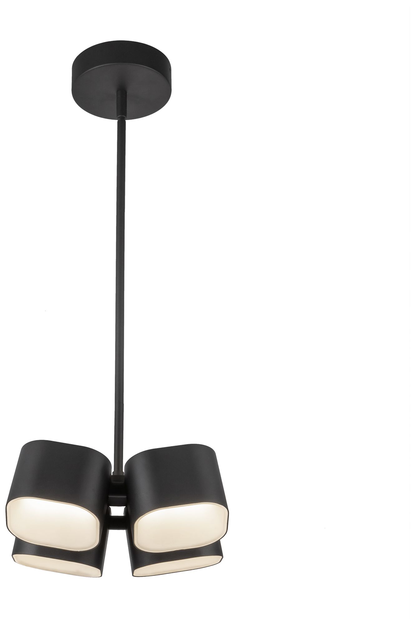 Image 3 Kuzco Arena LED 11-in Black Pendant more views