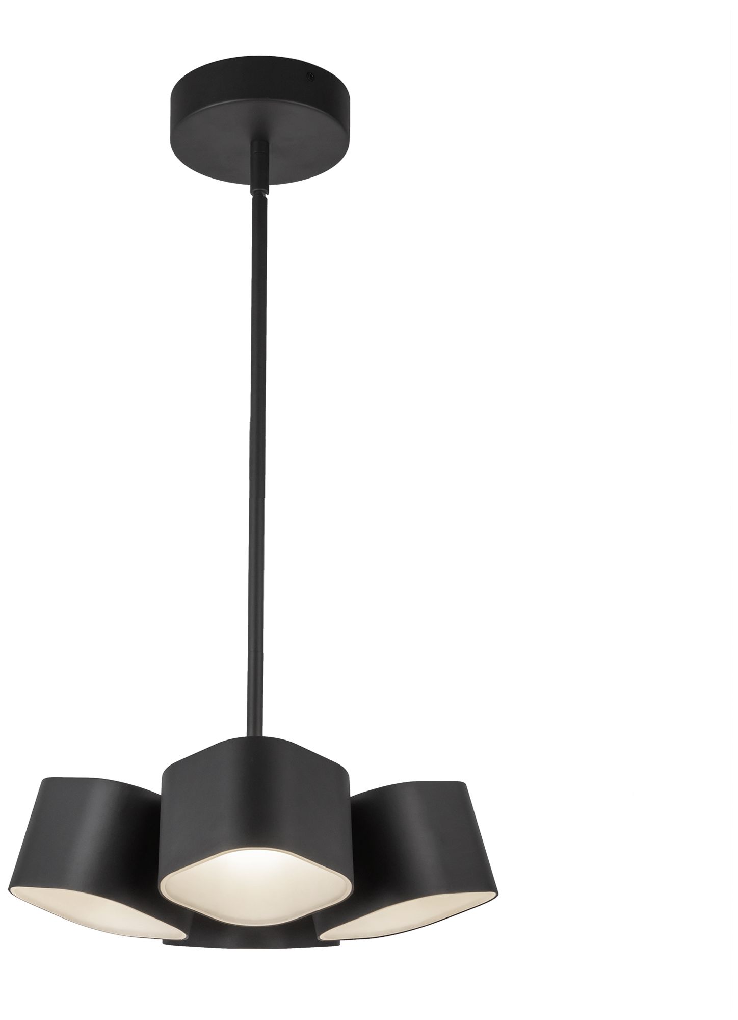 Image 4 Kuzco Arena LED 11-in Black Pendant more views