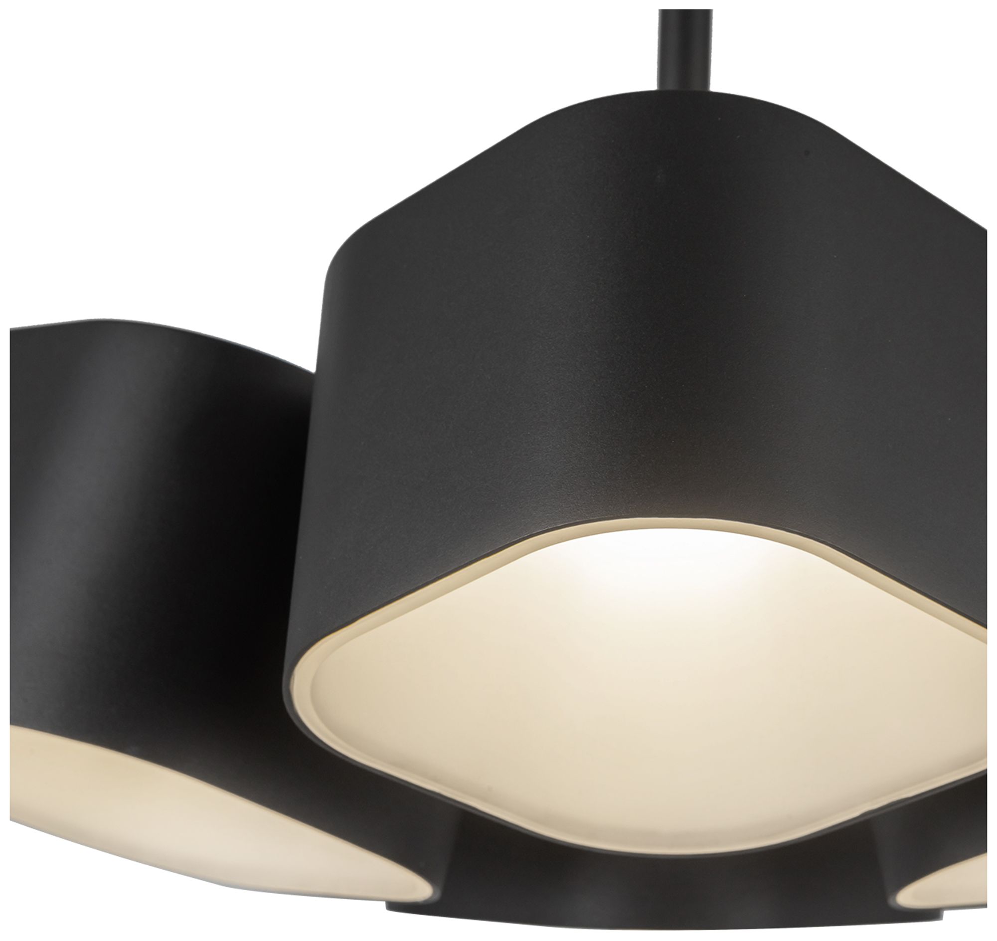 Image 5 Kuzco Arena LED 11-in Black Pendant more views