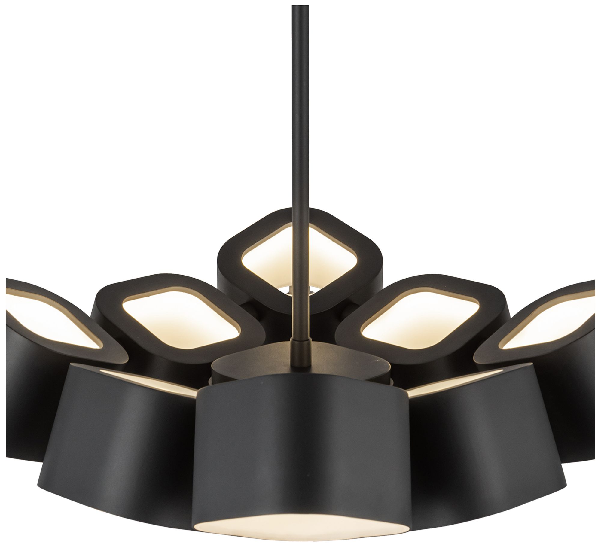 Image 6 Kuzco Arena LED 18-in Black LED Chandelier more views
