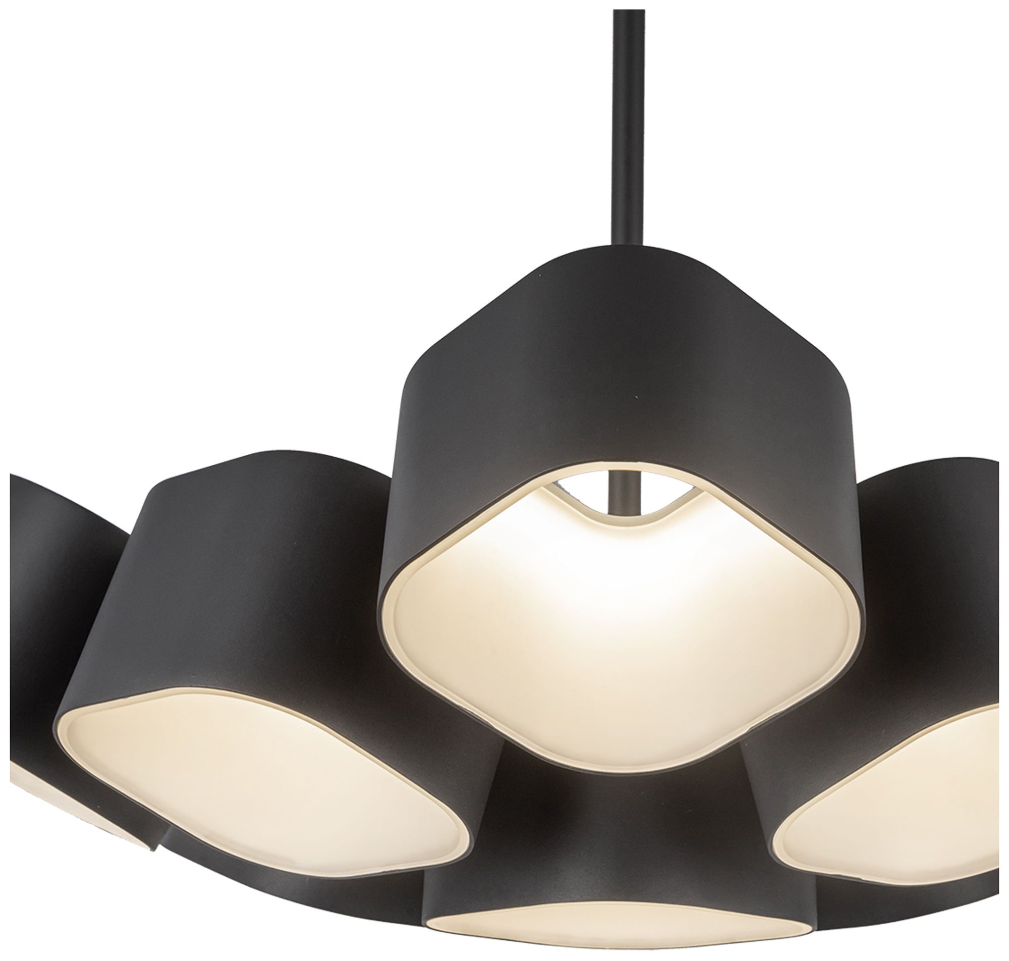 Image 7 Kuzco Arena LED 18-in Black LED Chandelier more views