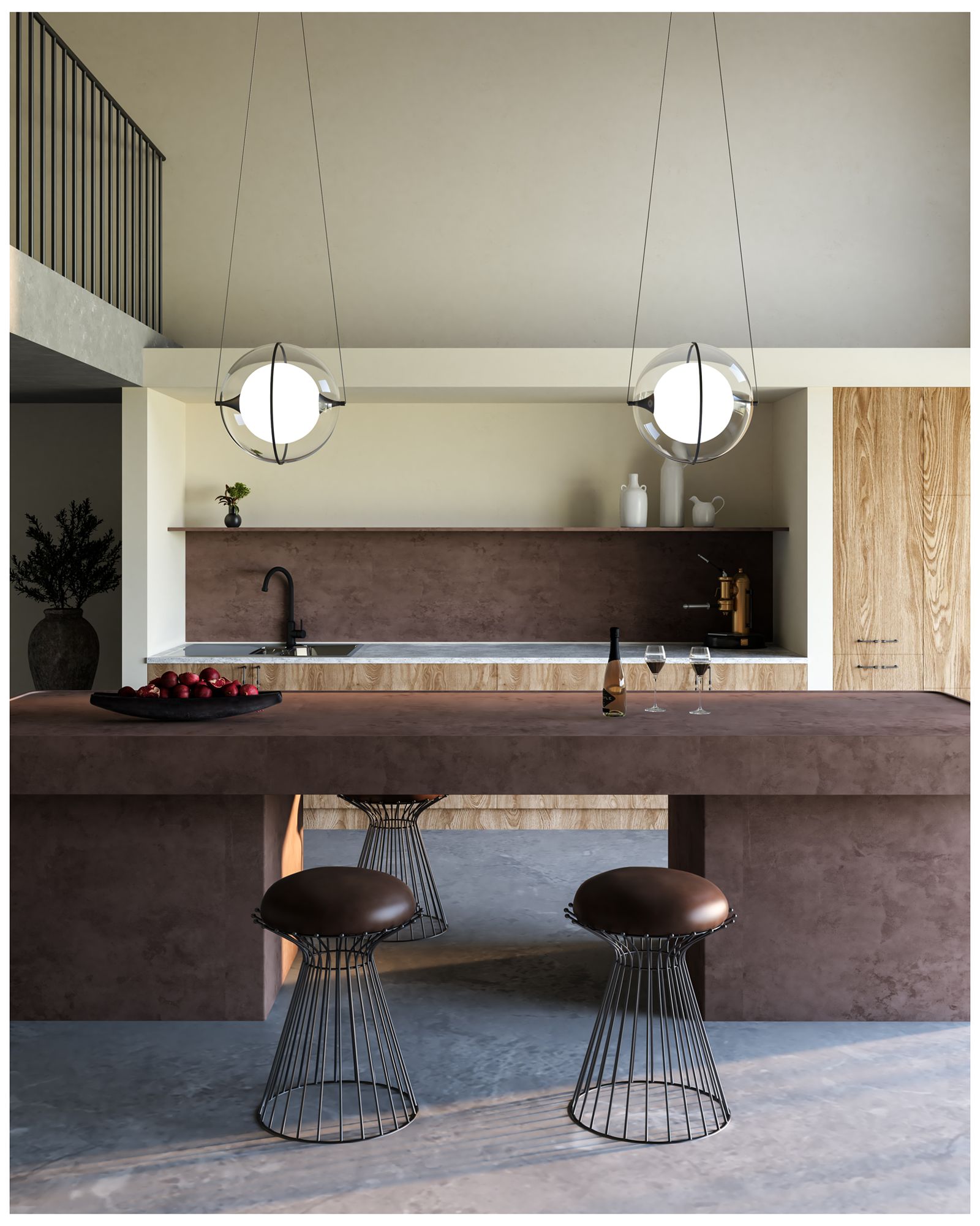 Image 3 Kuzco Aries LED 12-in Black Pendant more views