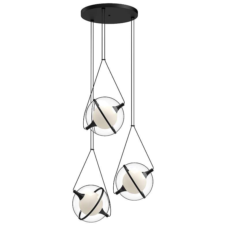 Image 1 Kuzco Aries LED 28-in Black LED Chandeliers