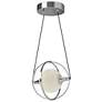 2_Kuzco Aries LED 8-in Chrome Pendant