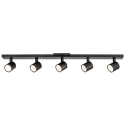 Kuzco Arnold LED 5-Head Black Track Light