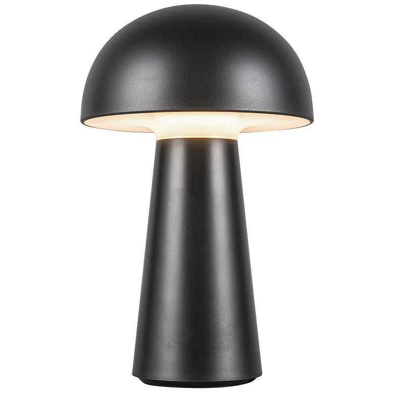 Image 1 Kuzco Asher LED 5-in Black LED Table Lamp