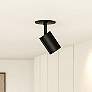 1_Kuzco Barclay 3-in Black Semi-Flush Mounts