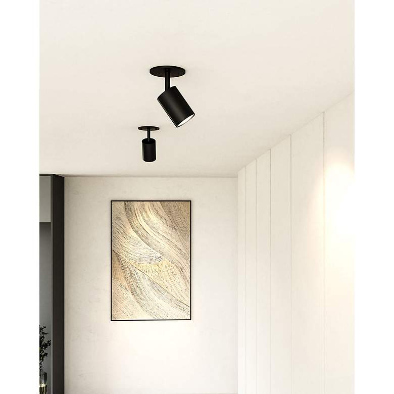 Image 4 Kuzco Barclay 3-in Black Semi-Flush Mounts more views