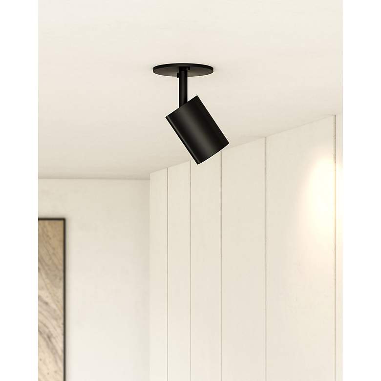 Image 5 Kuzco Barclay 3-in Black Semi-Flush Mounts more views