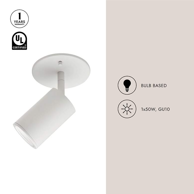 Image 7 Kuzco Barclay 3-in Black Semi-Flush Mounts more views