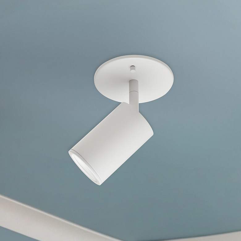Image 1 Kuzco Barclay 3-in White Semi-Flush Mounts