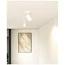 3_Kuzco Barclay 3-in White Semi-Flush Mounts more views