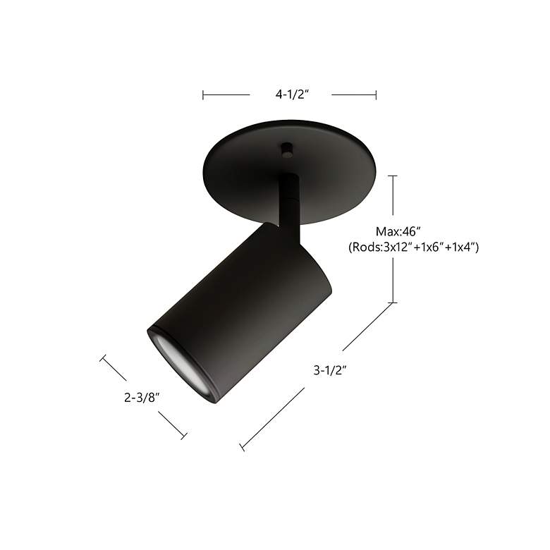 Image 7 Kuzco Barclay 3-in White Semi-Flush Mounts more views
