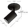 7_Kuzco Barclay 3-in White Semi-Flush Mounts more views