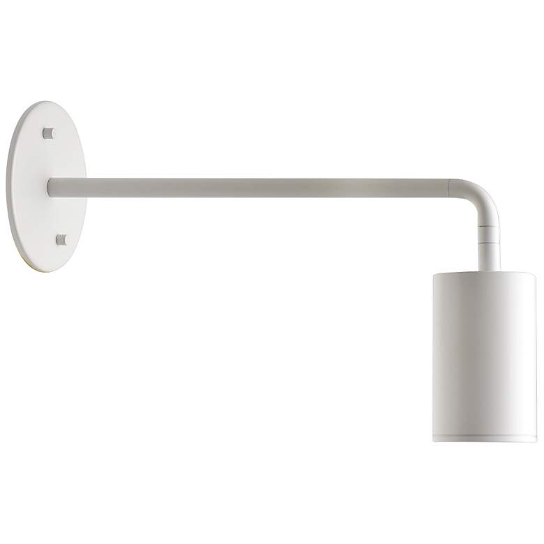 Image 1 Kuzco Barclay 4 1/2" Wide White Direct Wire Picture Light