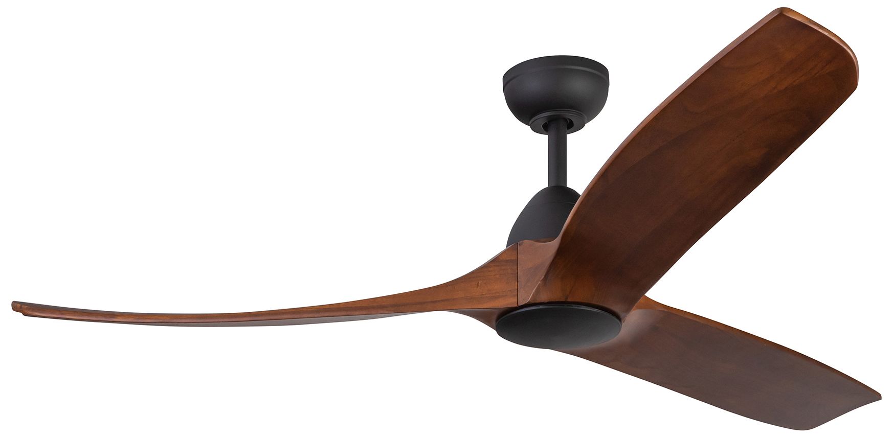 Image 2 Kuzco Baylor 60-in Matte Black/Dark Walnut Ceiling Fan more views