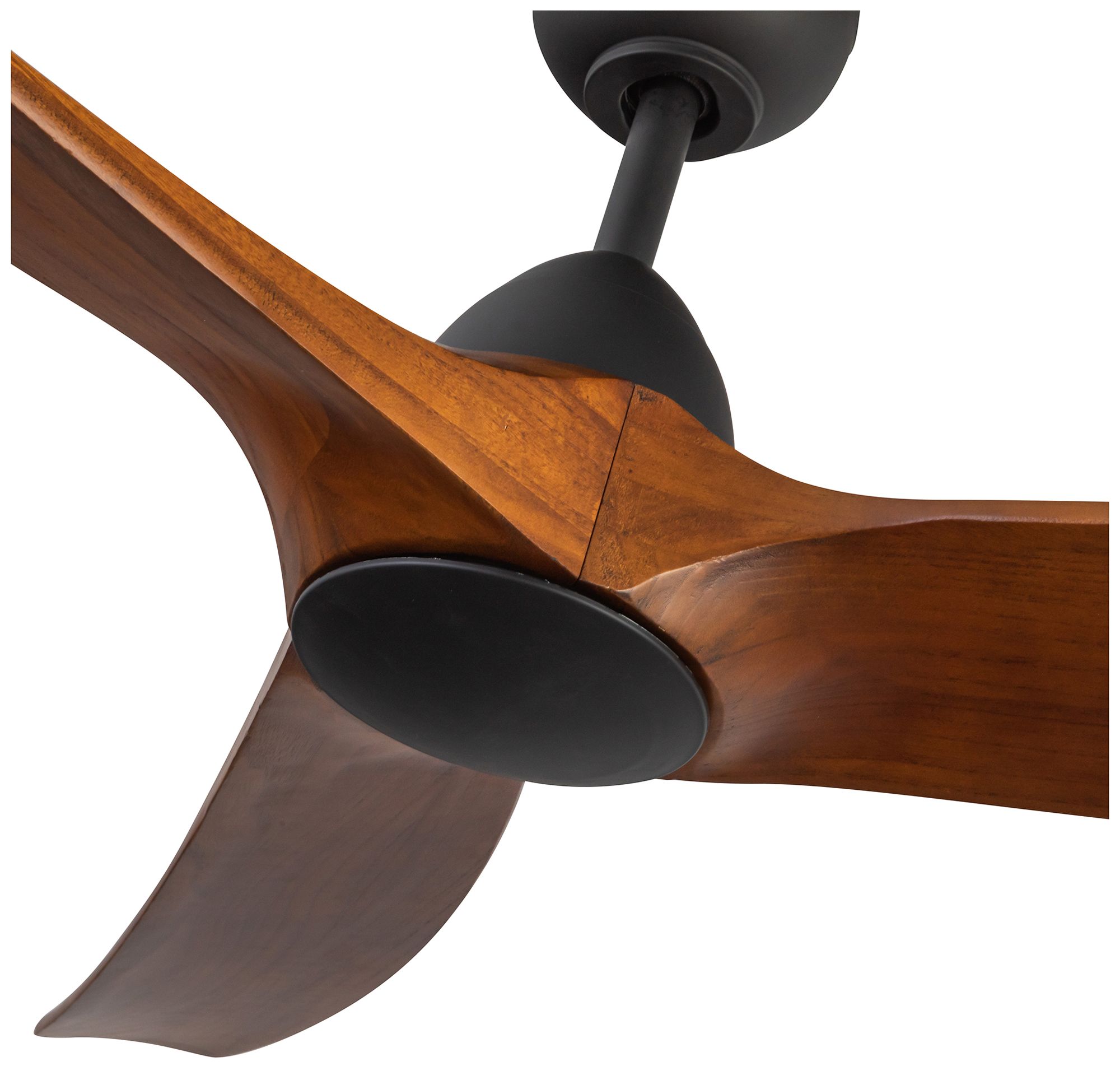 Image 5 Kuzco Baylor 60-in Matte Black/Dark Walnut Ceiling Fan more views