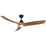 3_Kuzco Baylor LED 60-in Matte Black/Natural Wood Ceiling Fan more views