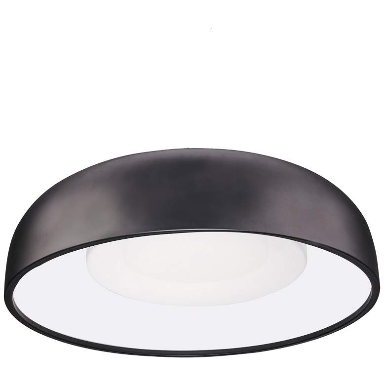 Image 1 Kuzco Beacon LED 20-in Black Flush Mount