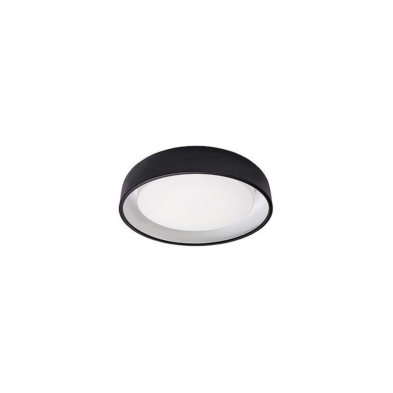 Image 2 Kuzco Beacon LED 20-in Black Flush Mount more views