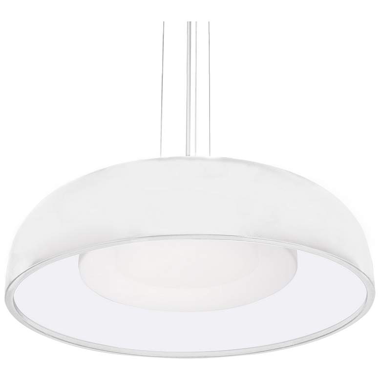 Image 1 Kuzco Beacon LED 20-in White Pendant