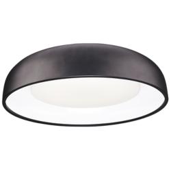 Kuzco Beacon LED 24-in Black Flush Mount