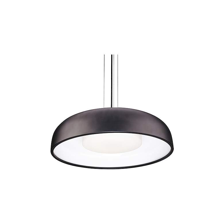 Image 2 Kuzco Beacon LED 24-in Black Pendant more views