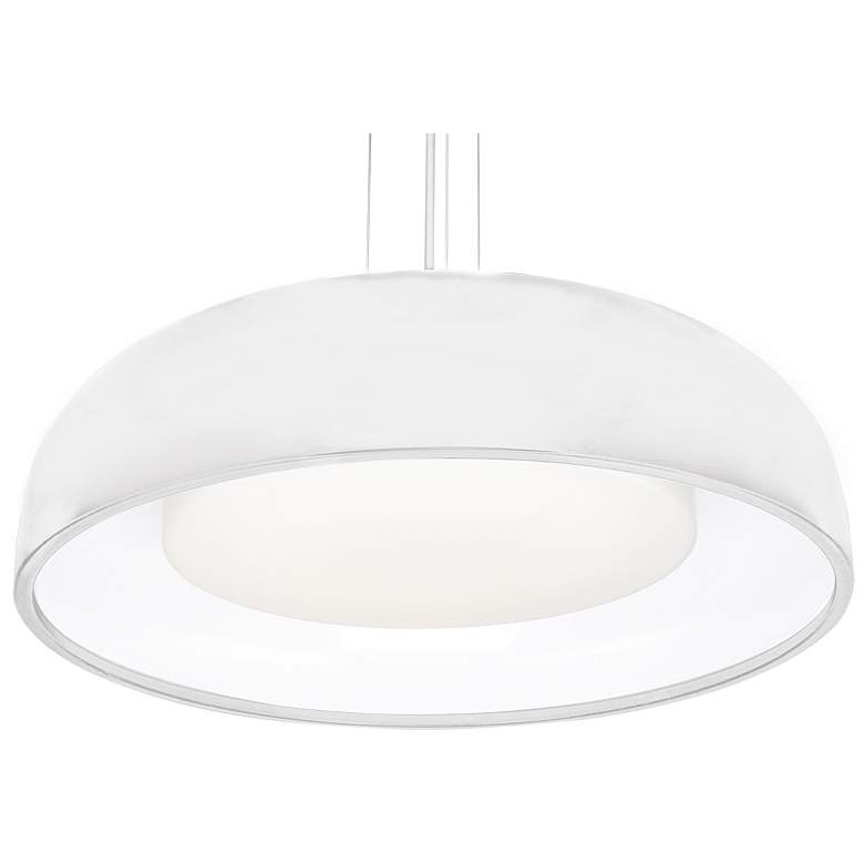 Image 1 Kuzco Beacon LED 24-in White Pendant