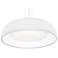 Kuzco Beacon LED 24-in White Pendant