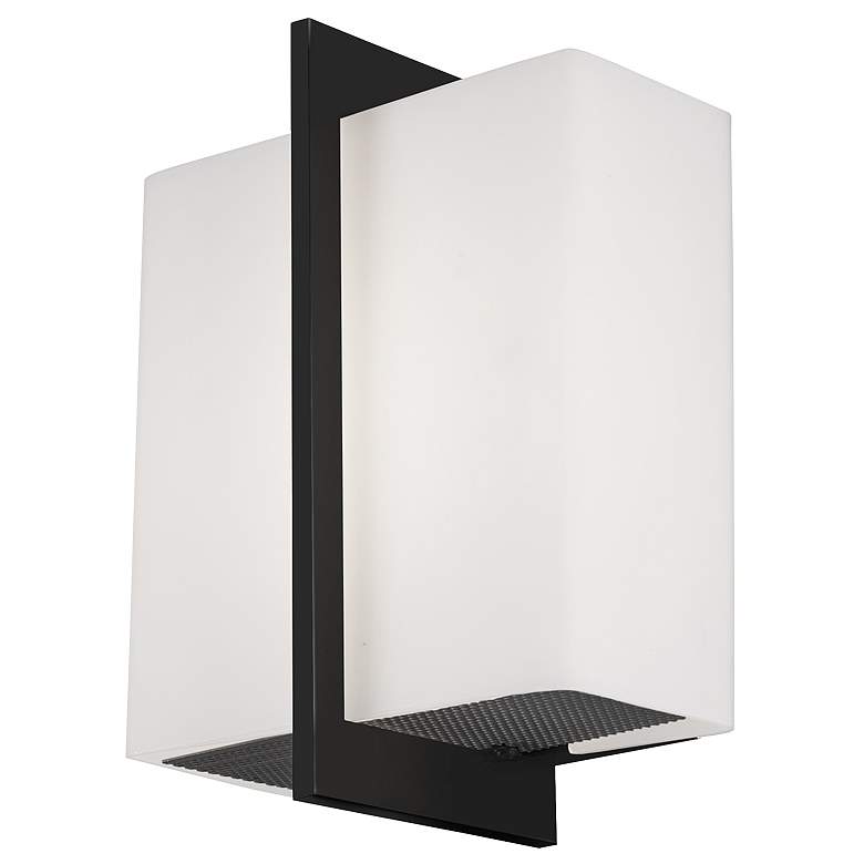Image 1 Kuzco Bengal LED 7-in Black Wall Sconce