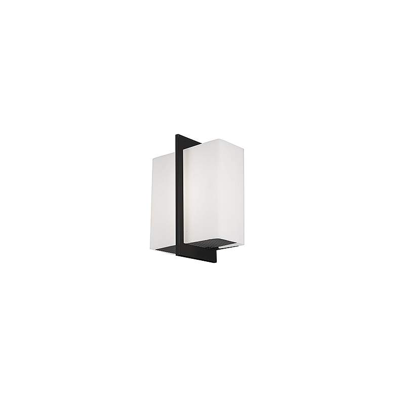 Image 2 Kuzco Bengal LED 7-in Black Wall Sconce more views
