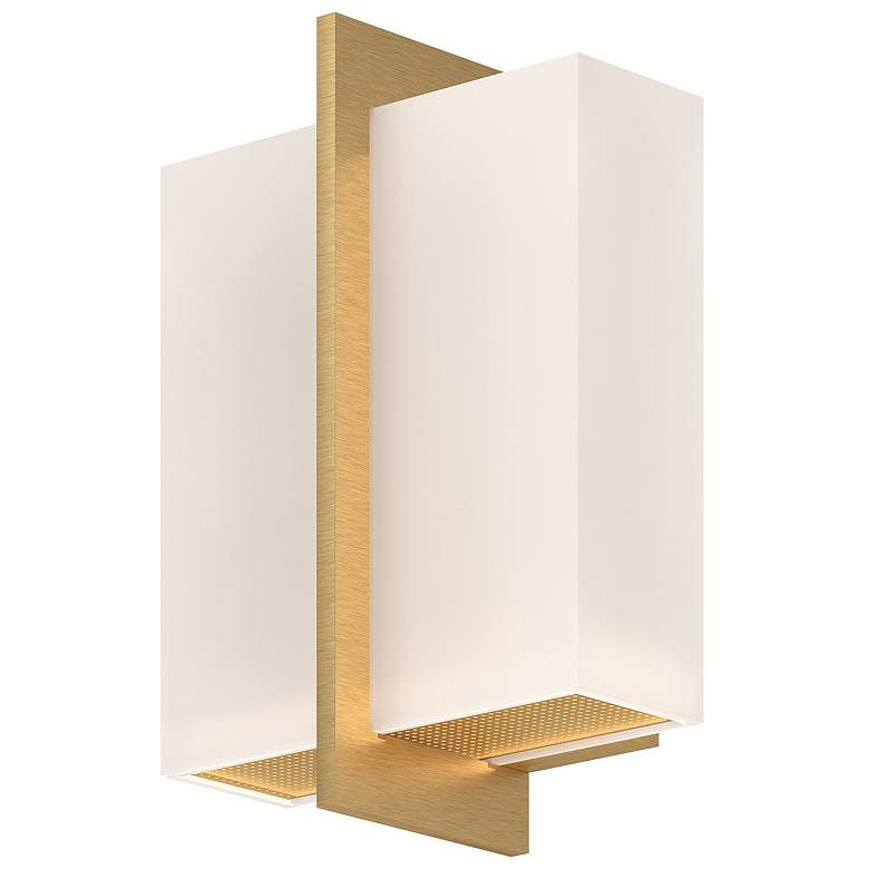 Image 1 Kuzco Bengal LED 7-in Brushed Gold Wall Sconce
