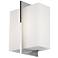 Kuzco Bengal LED 7-in Chrome Wall Sconce