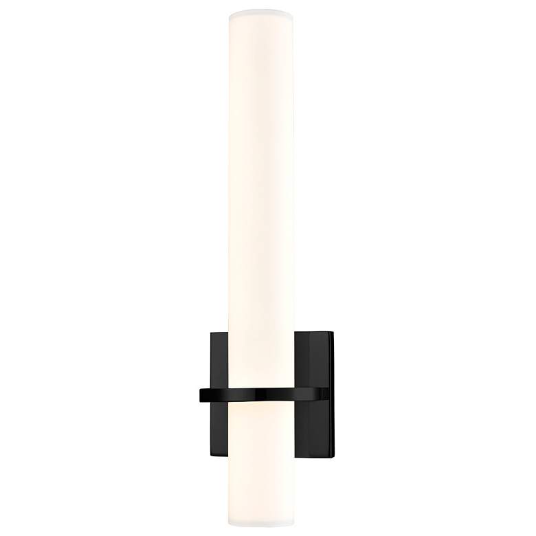 Image 1 Kuzco Bhutan LED 5-in Black Wall Sconce