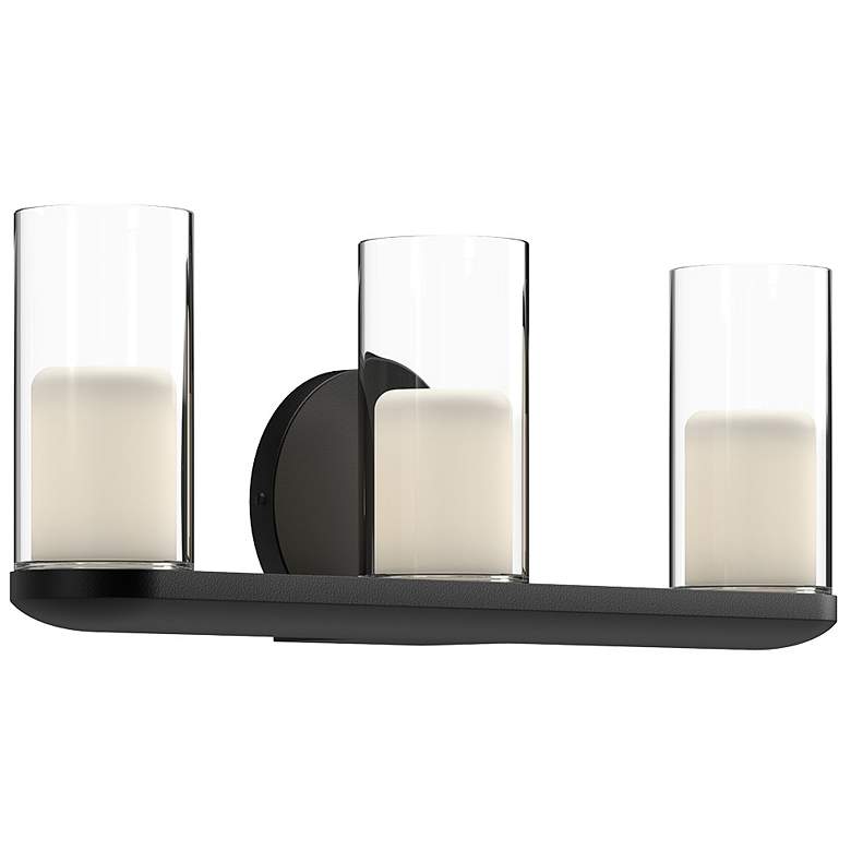 Image 1 Kuzco Birch LED 19-in Black/Clear Vanity Light