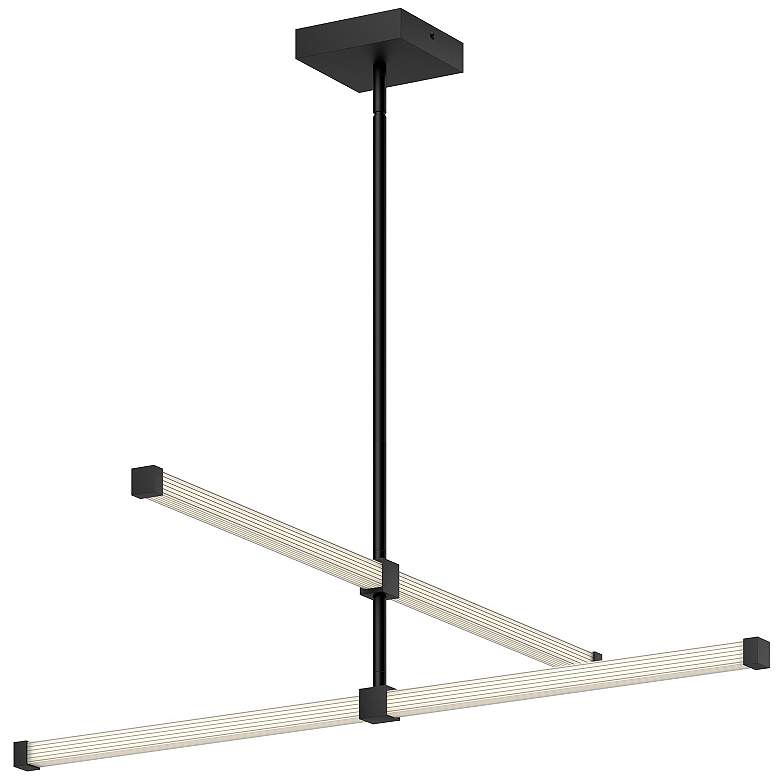 Image 1 Kuzco Blade 32-in Black Chandeliers