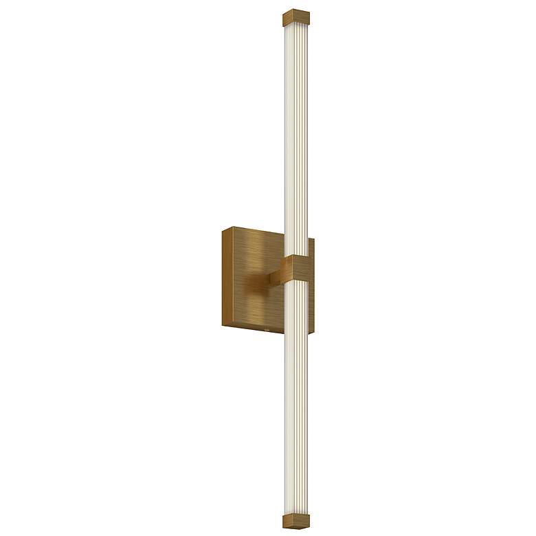 Image 1 Kuzco Blade LED 24-in Brushed Gold Vanity Light