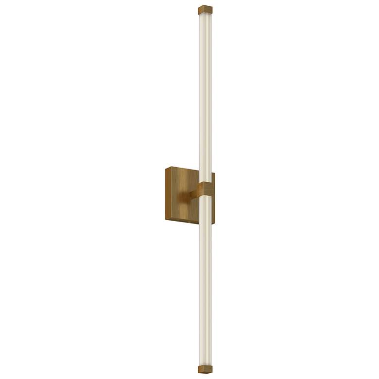 Image 1 Kuzco Blade LED 32-in Brushed Gold Vanity Light